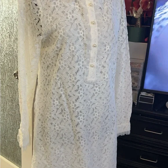 White Lace Dress, Medium size, New with tag - Picture 12 of 12